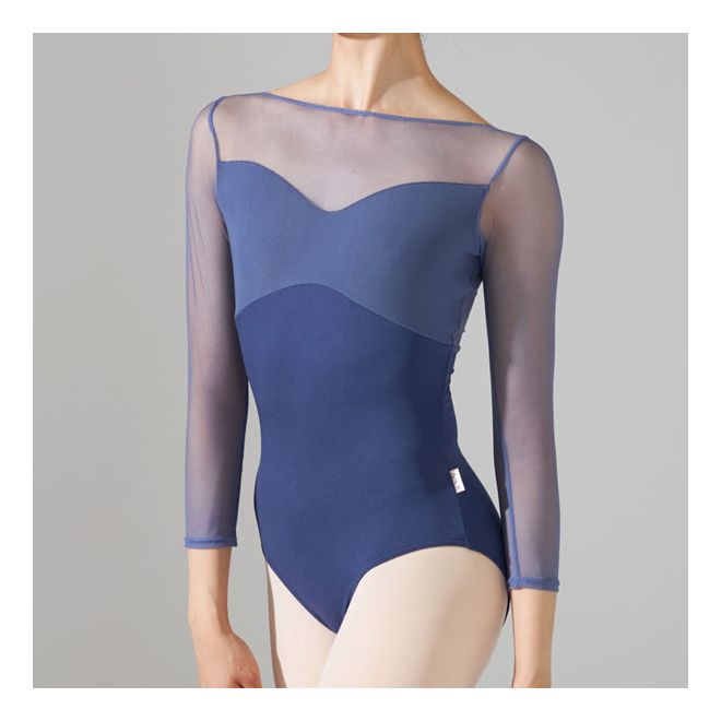 MESH LONG SLEEVED LEOTARD