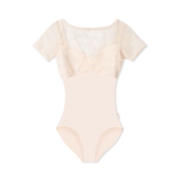 NELA LACE CAP SLEEVED LEOTARD