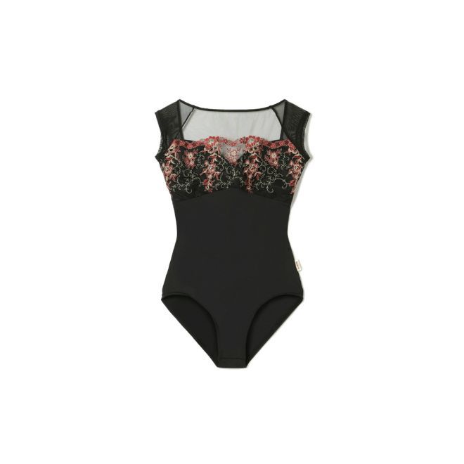 NELA COLLECTION CAP SLEEVED LEOTARD