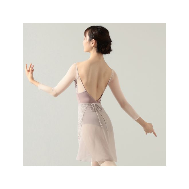 NELA COLLECTION 3/4 SLEEVED LEOTARD
