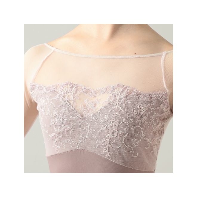 NELA COLLECTION 3/4 SLEEVED LEOTARD
