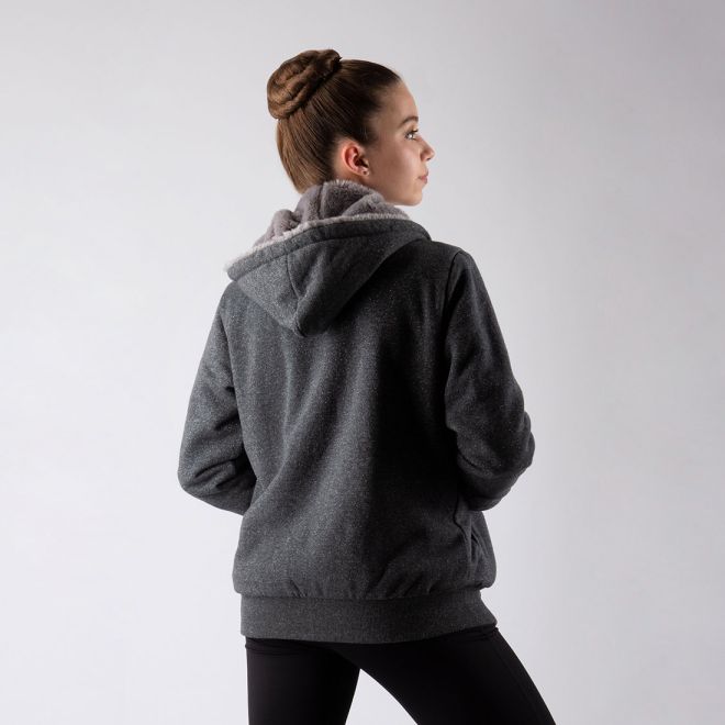 REVERSIBLE HOOD F-ZIP SWEATSHIRT
