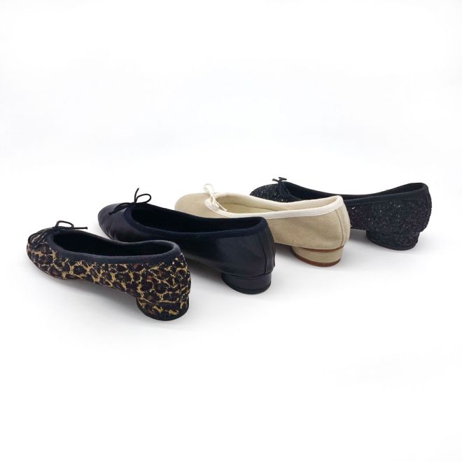 BALLET FLATS WITH HEEL