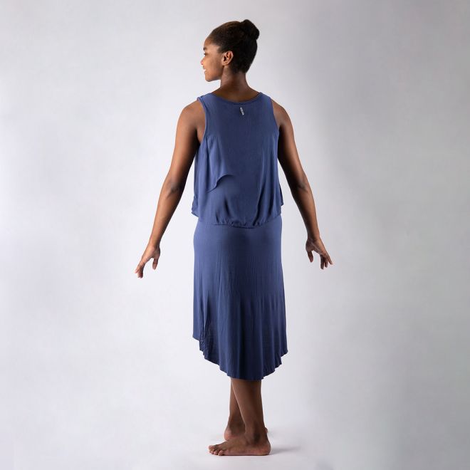 DEHA TANK-SLEEVED DRESS