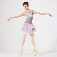 CHACOTT PATTERNED TANK LEOTARD