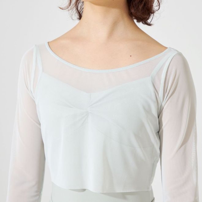 CHACOTT MESH CROPPED TOP