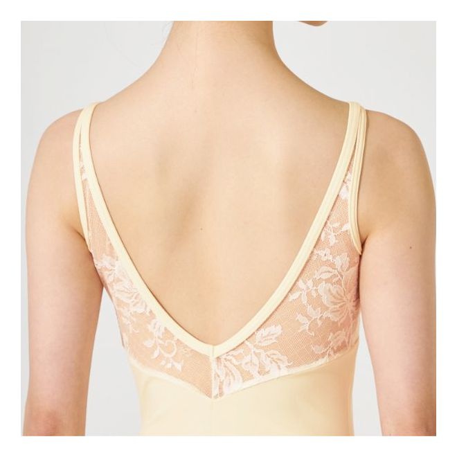 CHACOTT CAMISOLE LEOTARD WITH LACE UPPER