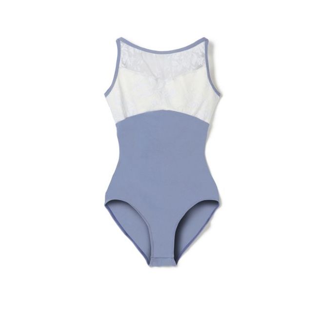 CHACOTT CAMISOLE LEOTARD WITH LACE UPPER