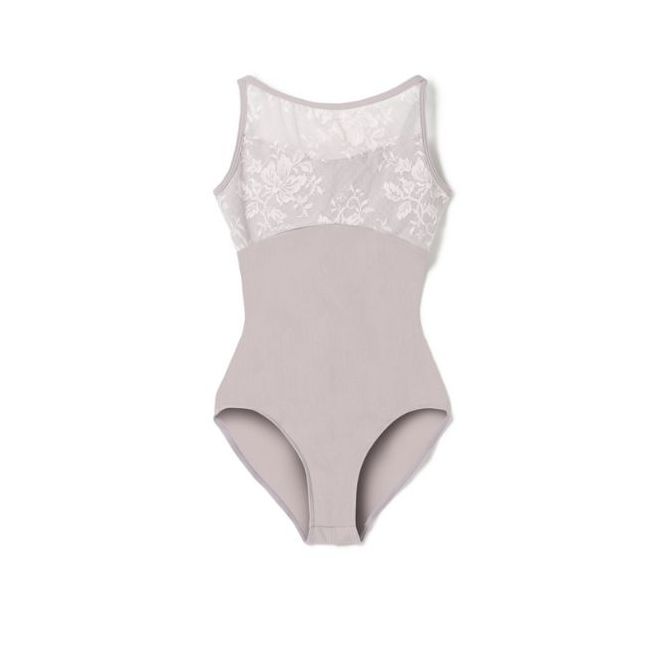 CHACOTT CAMISOLE LEOTARD WITH LACE UPPER