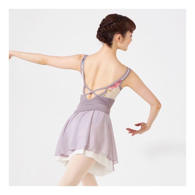 CHACOTT PATTERNED TANK LEOTARD