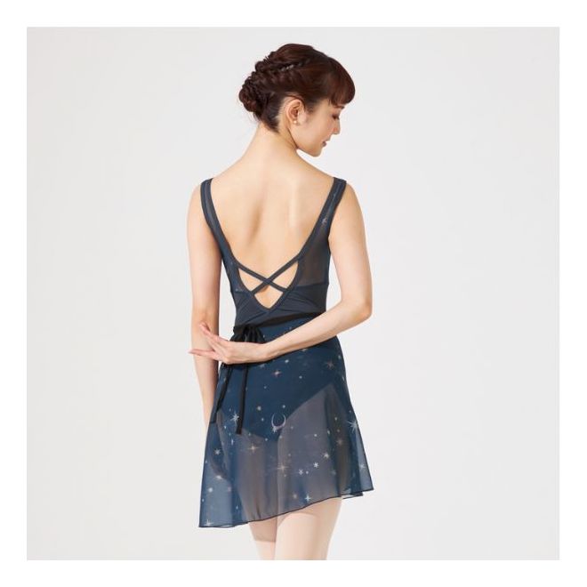 CHACOTT PATTERNED TANK LEOTARD