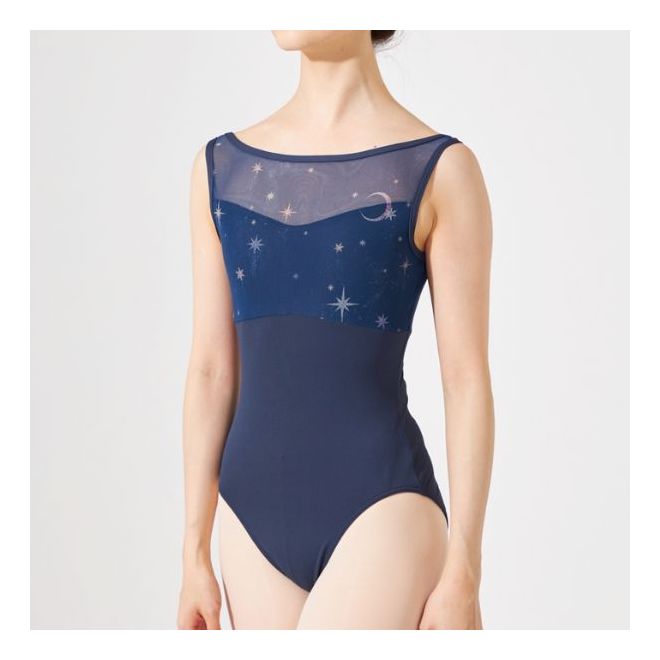CHACOTT PATTERNED TANK LEOTARD