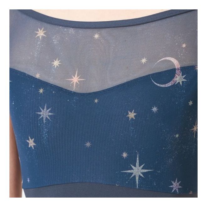 CHACOTT PATTERNED TANK LEOTARD