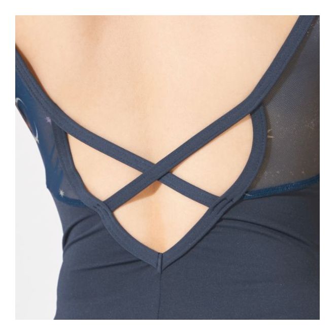 CHACOTT PATTERNED TANK LEOTARD