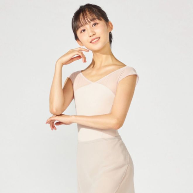 CHACOTT FLARE SLEEVED LEOTARD