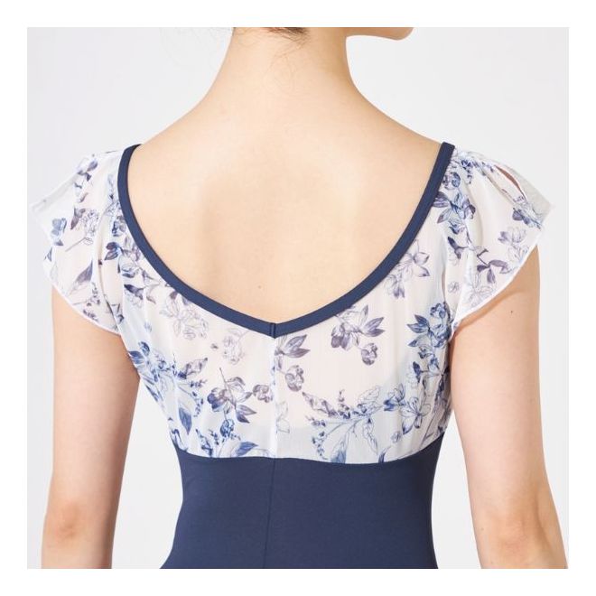 CHACOTT PATTERNEDFLARED SLEEVE LEOTARD