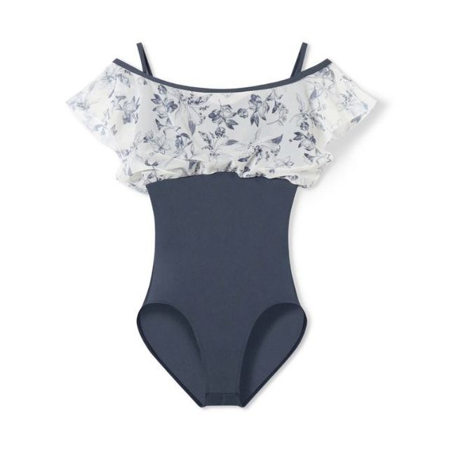 CHACOTT PATTERNEDFLARED SLEEVE LEOTARD