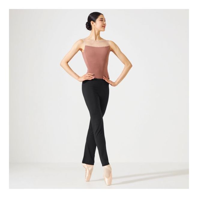 NELA COLLECTION MESH SLEEVELESS LEOTARD