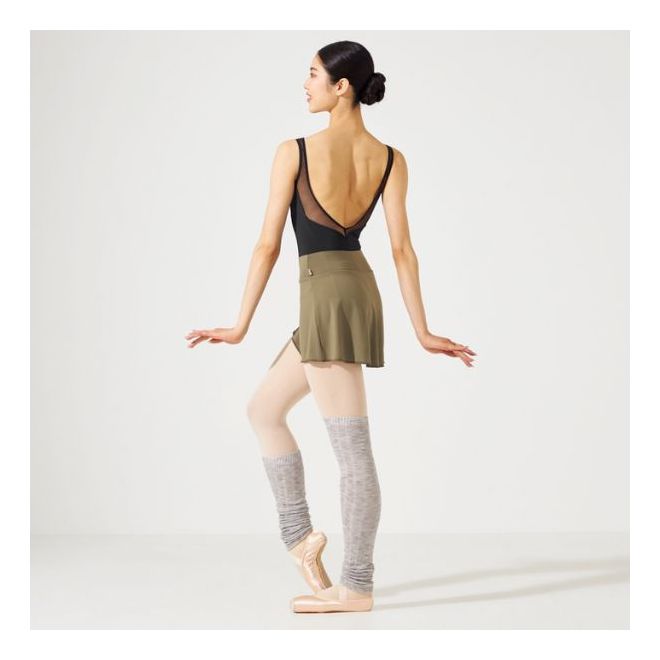 NELA COLLECTION MESH SLEEVELESS LEOTARD