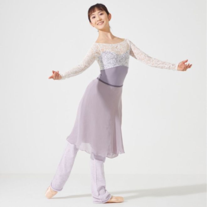NELA COLLECTION LONG SLEEVED LEOTARD