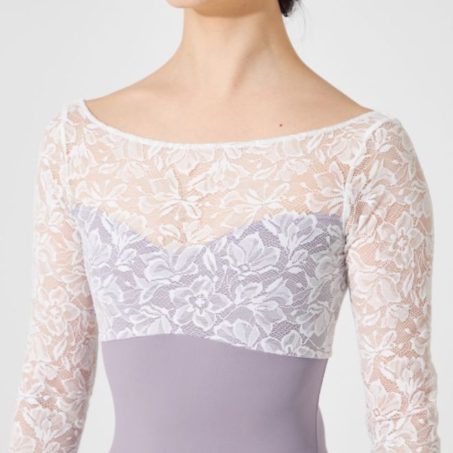 NELA COLLECTION LONG SLEEVED LEOTARD