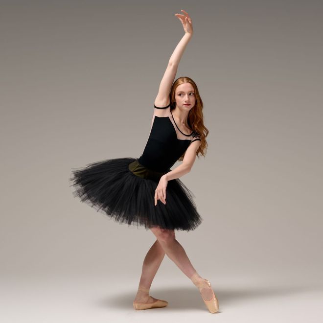 CATHERINE HURLIN FRENCH SLEEVED LEOTARD