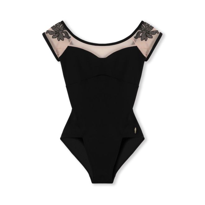 CATHERINE HURLIN FRENCH SLEEVED LEOTARD