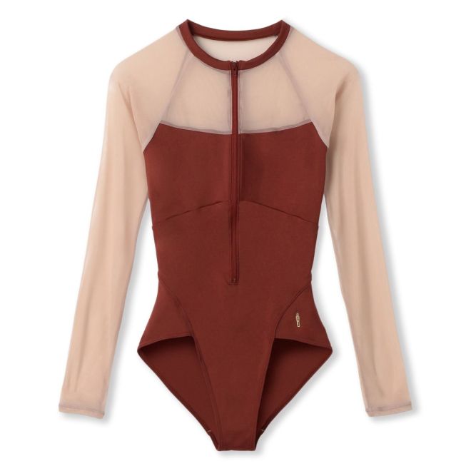 CATHERINE HURLIN LONG SLEEVED LEOTARD
