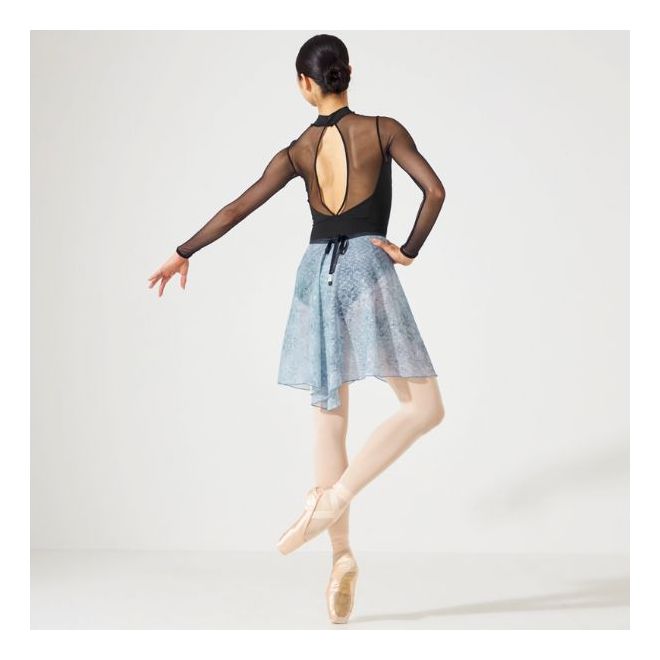 NELACOLLECTION MESH LONG-SLEEVED LEOTARD