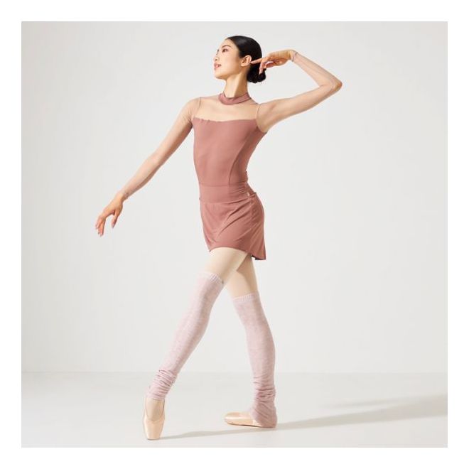 NELACOLLECTION MESH LONG-SLEEVED LEOTARD
