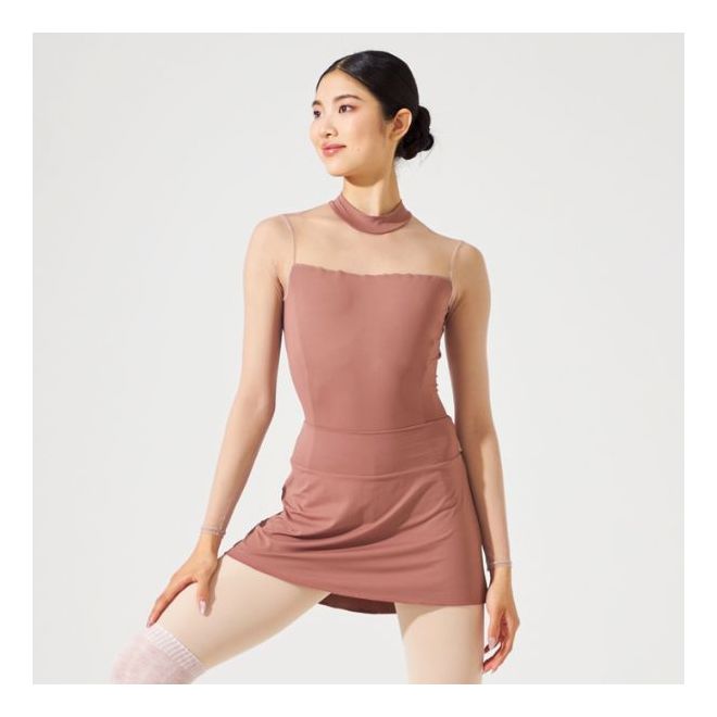 NELACOLLECTION MESH LONG-SLEEVED LEOTARD