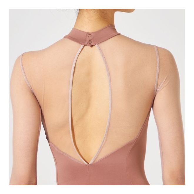 NELACOLLECTION MESH LONG-SLEEVED LEOTARD