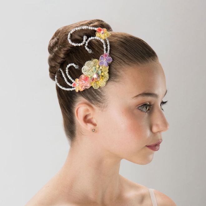 FLORAL BEADED HEADPIECE