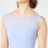 CHACOTT TANK-SLEEVED LEOTARD WITH MESH