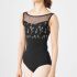 CHACOTT LEOTARD WITH EMBROIDERED UPPER