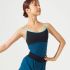 CHACOTT COLOR-BLOCK STYLE CAMISOLE LEOTARD