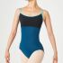 CHACOTT COLOR-BLOCK STYLE CAMISOLE LEOTARD