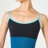 CHACOTT COLOR-BLOCK STYLE CAMISOLE LEOTARD