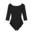 CHACOTT 3/4-SLEEVED LEOTARD