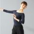 CHACOTT 3/4-SLEEVED LEOTARD