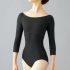 CHACOTT 3/4-SLEEVED LEOTARD