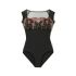 NELA COLLECTION CAP SLEEVED LEOTARD