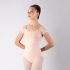 CAPSLEEVED LEOTARD WITH MESH OVERLAY