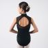 HIGH NECK LEOTARD WITH MESH OVERLAY, CHILD