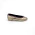 BALLET FLATS WITH OVAL HEEL