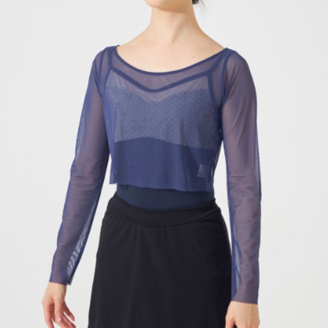 CHACOTT MESH CROPPED TOP