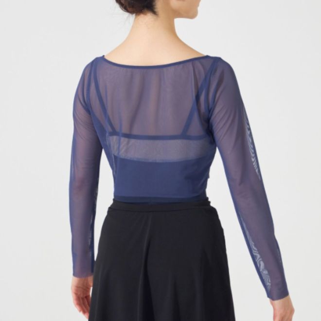 CHACOTT MESH CROPPED TOP