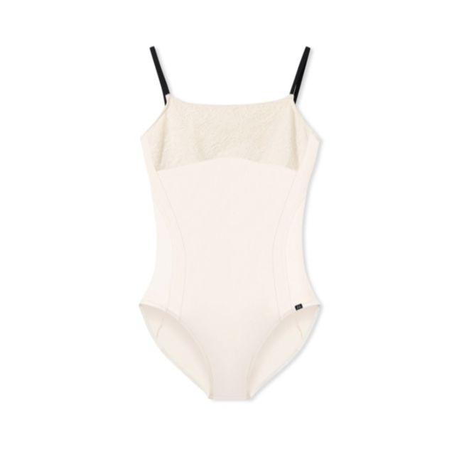 HANNAH O’NEILL CAMISOLE LEOTARD WITH LACE UPPER