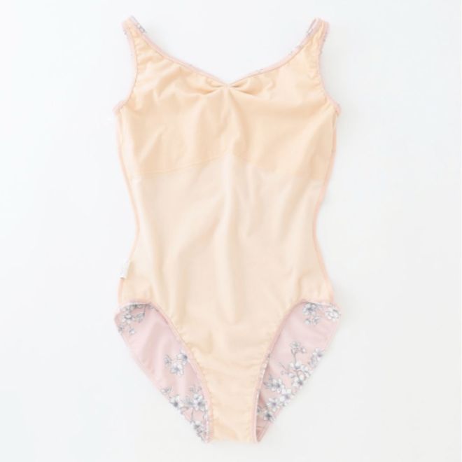 MAY NAGAHISA CHERRY BLOSSOM TANK SLEEVED LEOTARD