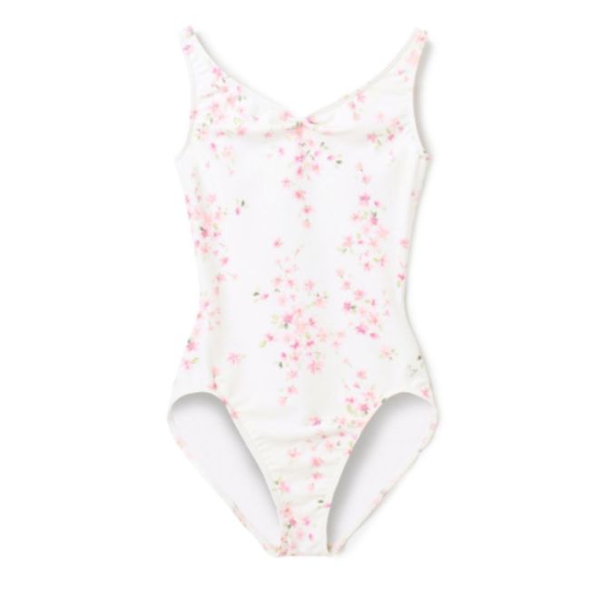 MAY NAGAHISA CHERRY BLOSSOM TANK SLEEVED LEOTARD
